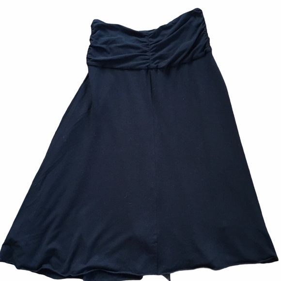 Free People Black A-Line Skirt - Picture 4 of 7